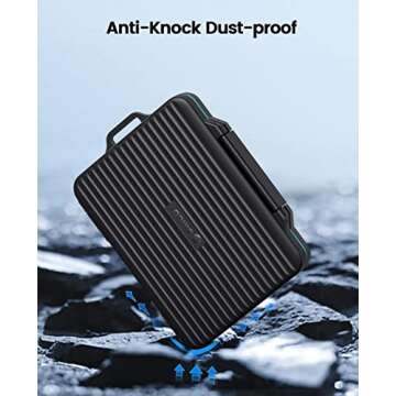 ORICO 24 Slots SD Card Case Holder Water Resistant & Anti-Shock Memory Card Case for SD/Micro SD SDXC SDHC TF Card Carrying Storage Organizer Protector Cover with Labels&Carabiner