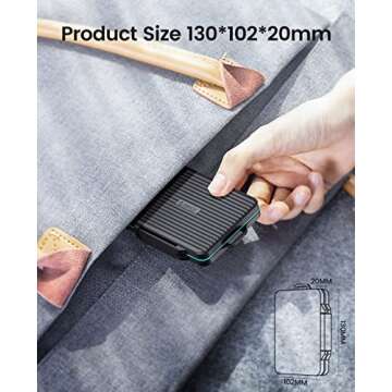 ORICO 24 Slots SD Card Case Holder Water Resistant & Anti-Shock Memory Card Case for SD/Micro SD SDXC SDHC TF Card Carrying Storage Organizer Protector Cover with Labels&Carabiner