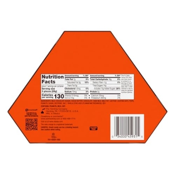 REESE'S Miniatures Milk Chocolate Peanut Butter Cups, Christmas Candy Gift Box, 6.5 oz