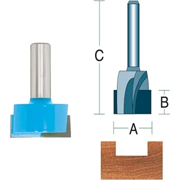 Roman Carbide DC1261 Router Bit 1-1/2 Inch Precision Cuts