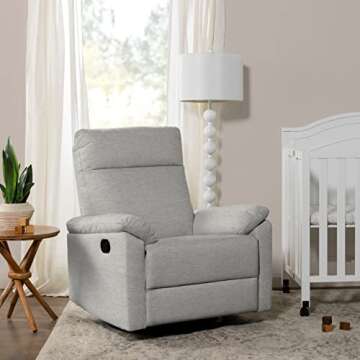 DaVinci Suzy Glider Recliner Nursery Chair - Glider Rocking Chair for Nursery and Living Room - GREE...