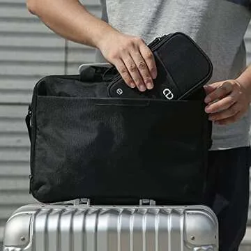 dayday® Passport Holder for Travel Family - RFID Blocking Travel Wallet Organizer Bag for Documents - Water-Resistant Passport Wallet with Wrist Strap, Up to 4 Passports - 8.7 x 4.7 x 1.2 Inches