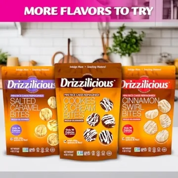 Drizzilicious Very Berry Rice Cakes - Guilt-Free Sweet Treats