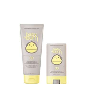 Sun Bum Baby Bum Mineral Based Moisturizing Sunscreen Lotion SPF 30 - Reef Friendly Broad Spectrum U...
