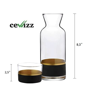 Elegant Bedside Night Carafe Set for Midnight Drinks