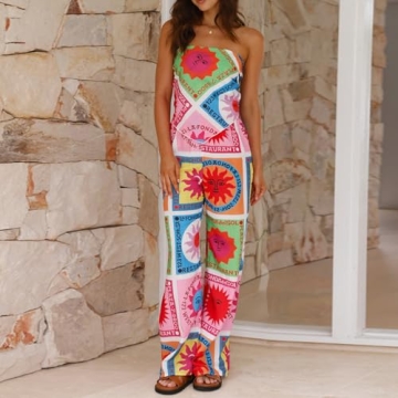 Stylish ROAONOCOMO 2 Piece Summer Beach Outfit for Women