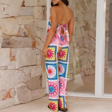 Stylish ROAONOCOMO 2 Piece Summer Beach Outfit for Women