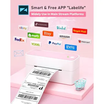 Phomemo 241BT Bluetooth Thermal Label Printer for Shipping