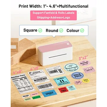 Phomemo 241BT Bluetooth Thermal Label Printer for Shipping