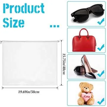 30 Silky Drawstring Dust Bags for Handbags & Shoes