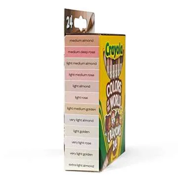 Crayola 24 Count Crayons - Colors of The World Set