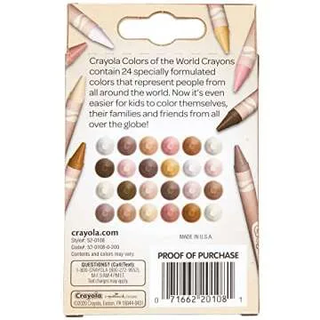Crayola 24 Count Crayons - Colors of The World Set