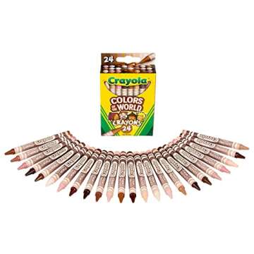 Crayola 24 Count Crayons - Colors of The World Set