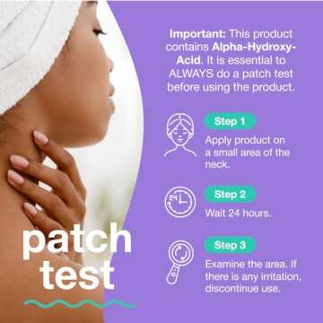 TOUCH Keratosis Pilaris Exfoliating Body Wash Cleanser - KP Body Wash with 15% Glycolic Acid, Aloe Vera, & Hyaluronic Acid - 8 Ounce