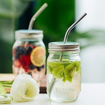 Hiware Reusable Stainless Steel Straws Eco-Friendly Pack