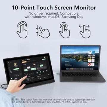 15.6" InnoView Portable Touchscreen Monitor