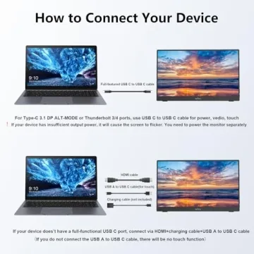 15.6" InnoView Portable Touchscreen Monitor