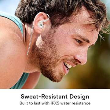 MEE audio M6 Sport Wired Earbuds, Noise Isolating In Ear Headphones, Sweatproof Earphones for Runnin...