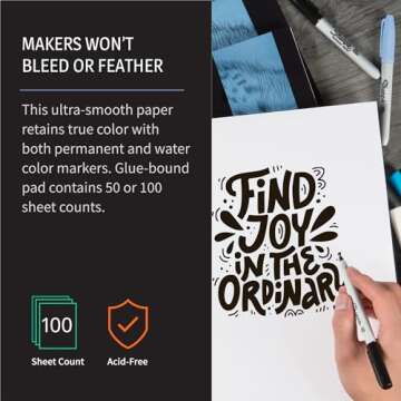 Bienfang Graphics 360 Marker Paper Pad - Ideal for Artists and Designers