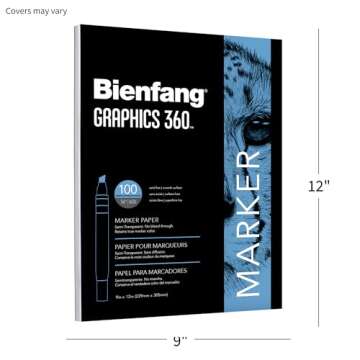 Bienfang Graphics 360 Marker Paper Pad - 100 Sheets