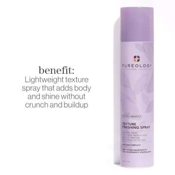 Pureology Style + Protect Texture Finishing Spray | For Color-Treated Hair | Lightweight Texturizing...