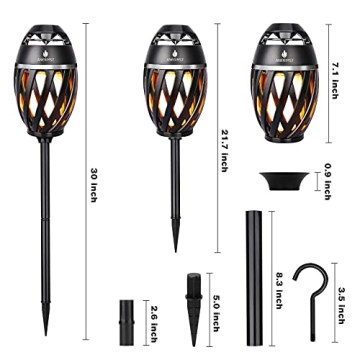 ANERIMST Outdoor Waterproof Bluetooth Speaker with Torch LED