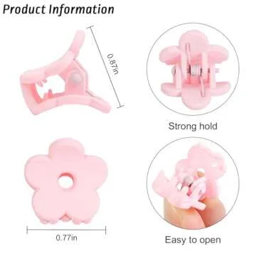 48Pcs Flower Hair Clips - Cute Accessories for All Ages