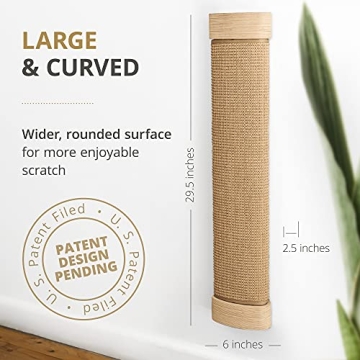 7 Ruby Road Wall Mounted Cat Scratcher for Indoor Cats