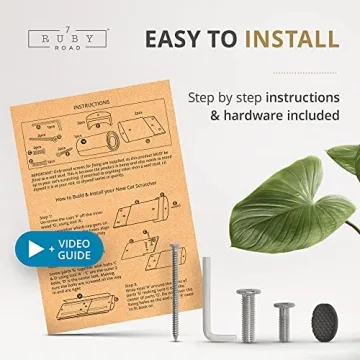 7 Ruby Road Wall Mounted Cat Scratcher for Indoor Cats