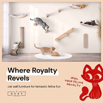 7 Ruby Road Wall Mounted Cat Scratcher for Indoor Cats