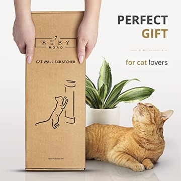 7 Ruby Road Wall Mounted Cat Scratcher for Indoor Cats