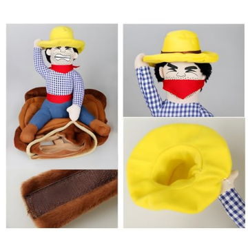 Funny Cowboy Dog Costume for Parties and Events