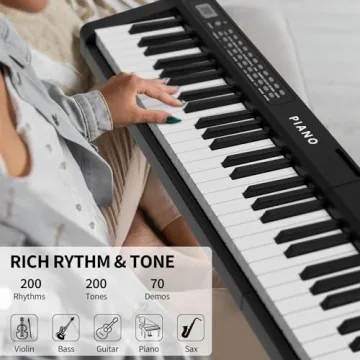 Bfgxuoo 88 Key Digital Piano Perfect for Beginners