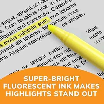 BIC Brite Liner Yellow Highlighters - 12 Count Pack