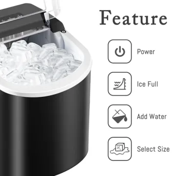 HAILANG Portable Ice Maker for Home, Kitchen, Office
