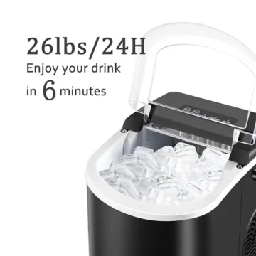 HAILANG Portable Ice Maker for Home, Kitchen, Office