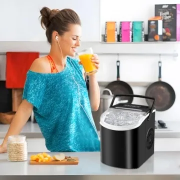 HAILANG Portable Ice Maker for Home, Kitchen, Office