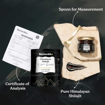 High Potency BetterAlt Shilajit Resin for Energy Boost