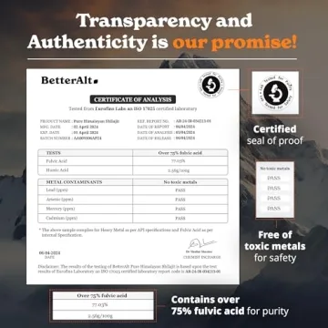 High Potency BetterAlt Shilajit Resin for Energy Boost