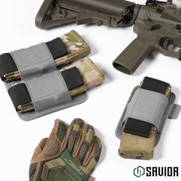 Savior Tactical Rifle Mag Pouch for 5.56mm 7.62mm Mags