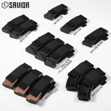 Savior Tactical Rifle Mag Pouch for 5.56mm 7.62mm Mags