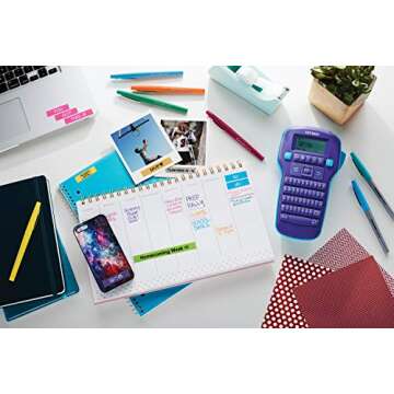 DYMO COLORPOP Color Label Maker, Handheld, Purple
