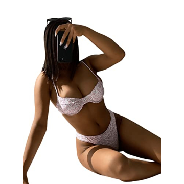 Stylish SweatyRocks Women's Floral Bikini Set for Summer