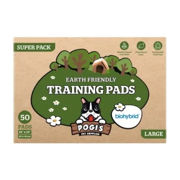 Eco-Friendly Dog Training Pads with Adhesive Tabs by Pogi