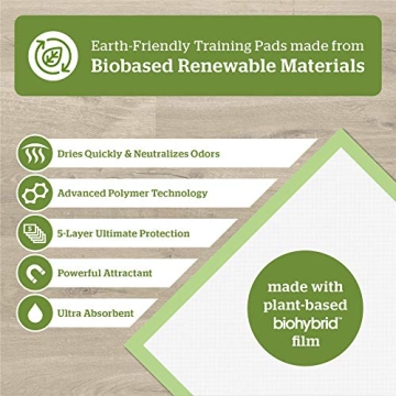 Eco-Friendly Dog Training Pads with Adhesive Tabs by Pogi