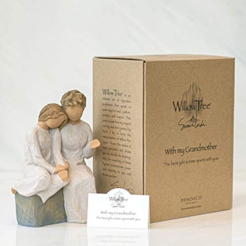 Hand-Painted My Grandmother Willow Tree Sculpture