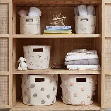 Stylish PEHR Pom Pom Pint in Grey for Kids' Rooms