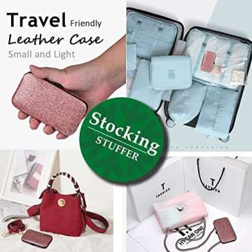 HANTEKAS Manicure Set Nail Clippers Kit 5 Pieces in 1 Stainless Steel Professional Grooming Nail Care Tools Including Nano Glass Nail Shiner Buffer File Gift for Men Husband Boyfriend Parents Women