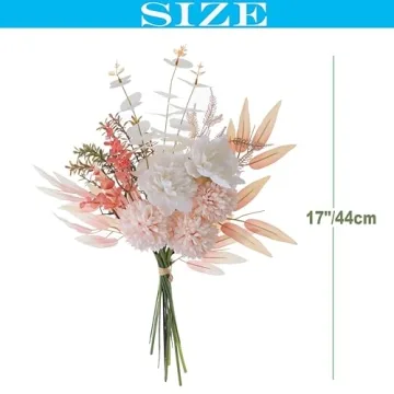 Boho Style Artificial Flower Bouquets for Home Decor