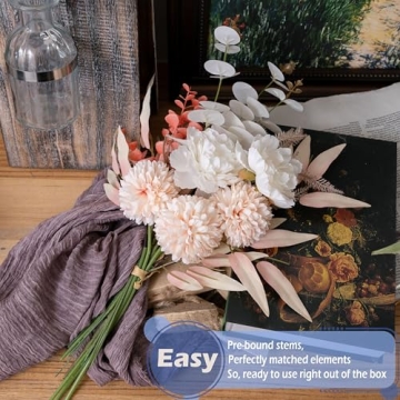 Boho Style Artificial Flower Bouquets for Home Decor